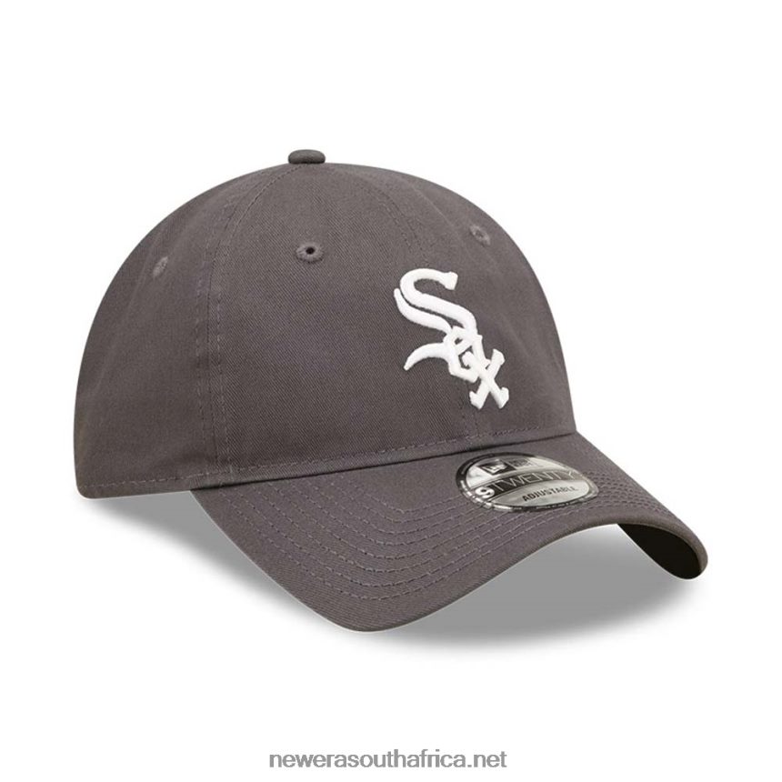 Chicago White Sox League Essential Grey 9TWENTY Adjustable Cap New Era TRBRBN2247