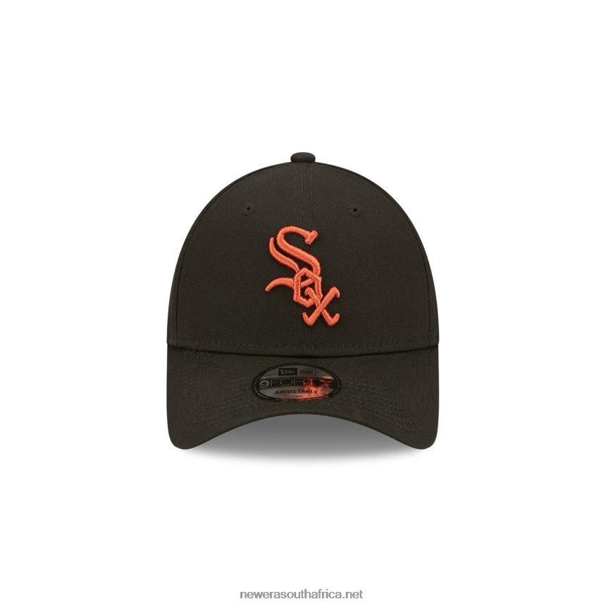 Chicago White Sox League Essentials Black 9FORTY Adjustable Cap New Era TRBRBN1499