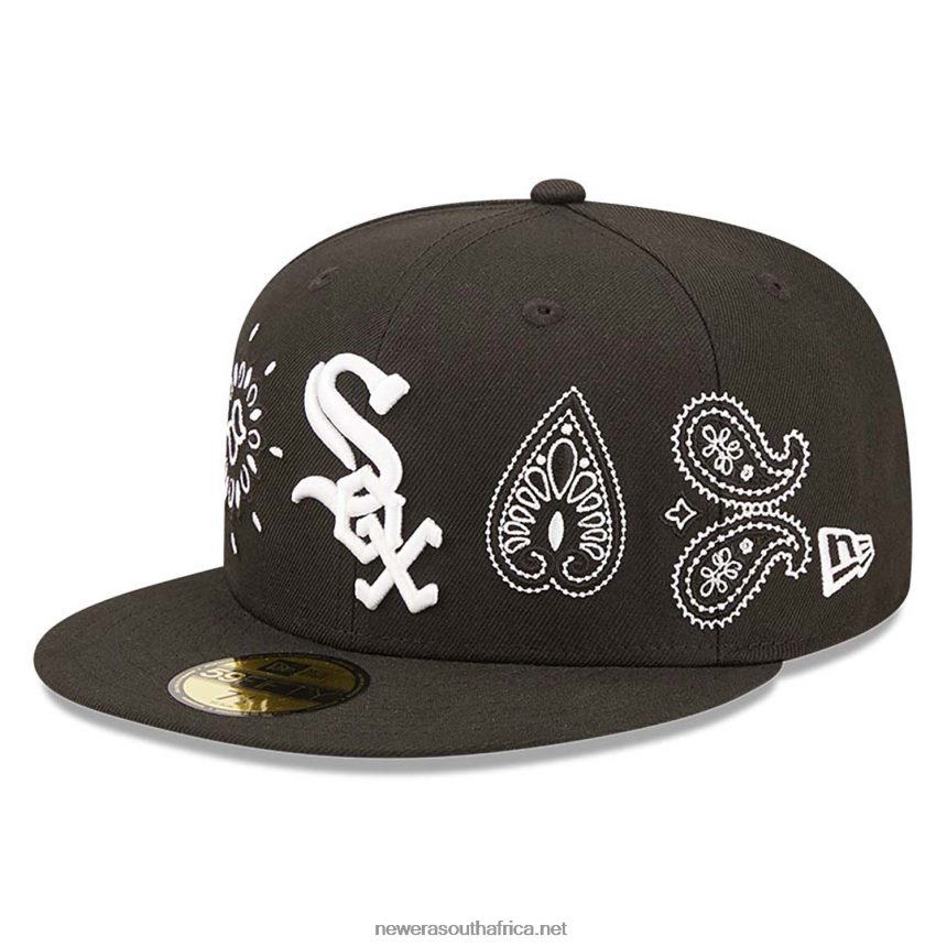 Chicago White Sox MLB All Over Print Paisley 59FIFTY Fitted Cap New Era TRBRBN499