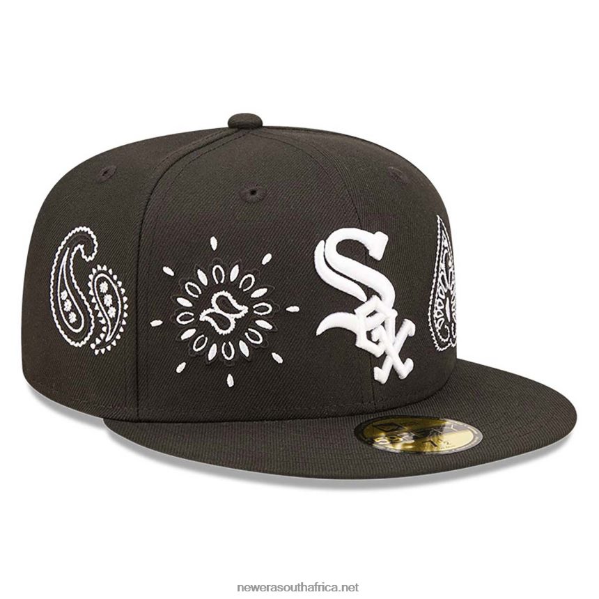 Chicago White Sox MLB All Over Print Paisley 59FIFTY Fitted Cap New Era TRBRBN499