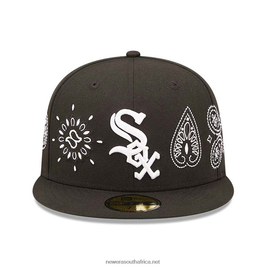 Chicago White Sox MLB All Over Print Paisley 59FIFTY Fitted Cap New Era TRBRBN499