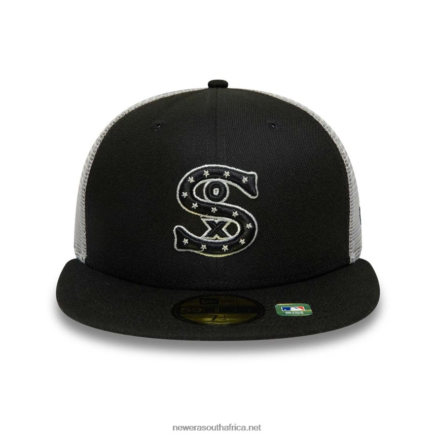 Chicago White Sox MLB Batting Practice Black 59FIFTY Fitted Cap New Era TRBRBN1280
