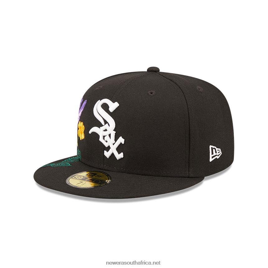 Chicago White Sox MLB Blooming Black 59FIFTY Fitted Cap New Era TRBRBN885