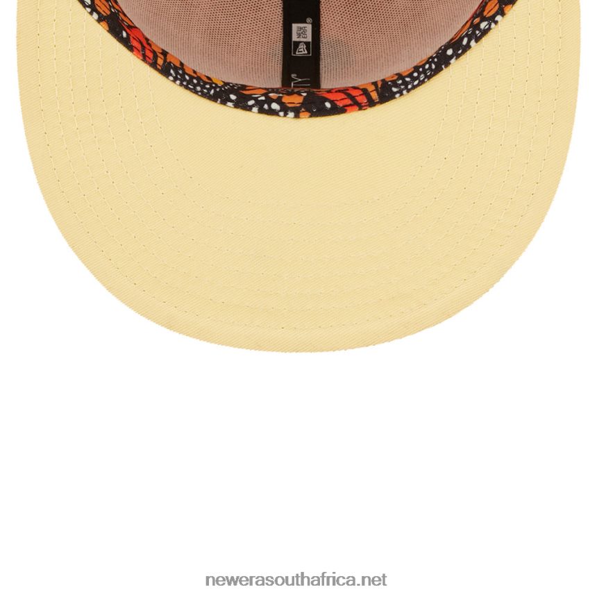 Chicago White Sox MLB Butterfly Yellow 59FIFTY Fitted Cap New Era TRBRBN797