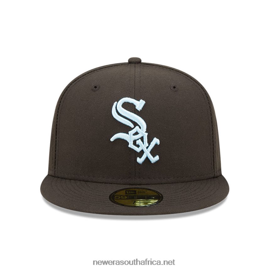 Chicago White Sox MLB Cloud Black 59FIFTY Fitted Cap New Era TRBRBN236