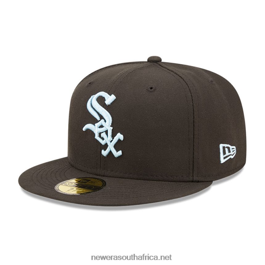 Chicago White Sox MLB Cloud Black 59FIFTY Fitted Cap New Era TRBRBN236