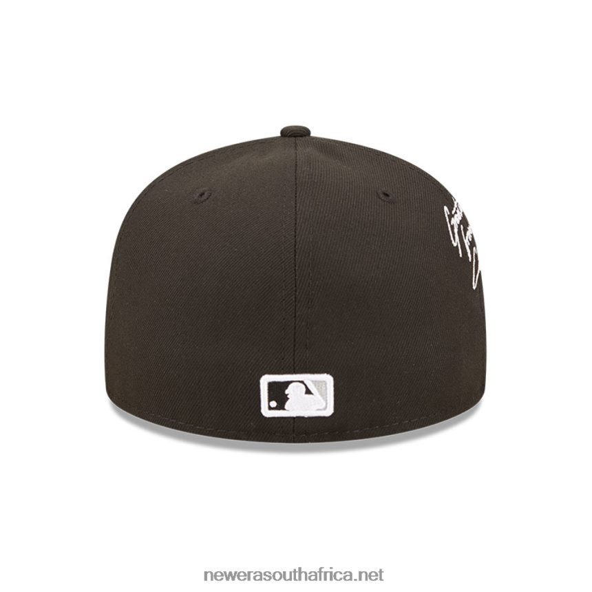 Chicago White Sox MLB Cloud Black 59FIFTY Fitted Cap New Era TRBRBN847