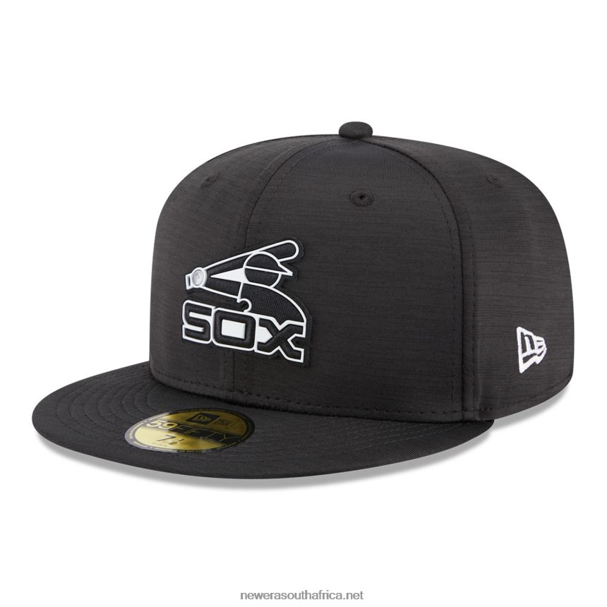 Chicago White Sox MLB Clubhouse Black 59FIFTY Fitted Cap New Era TRBRBN320