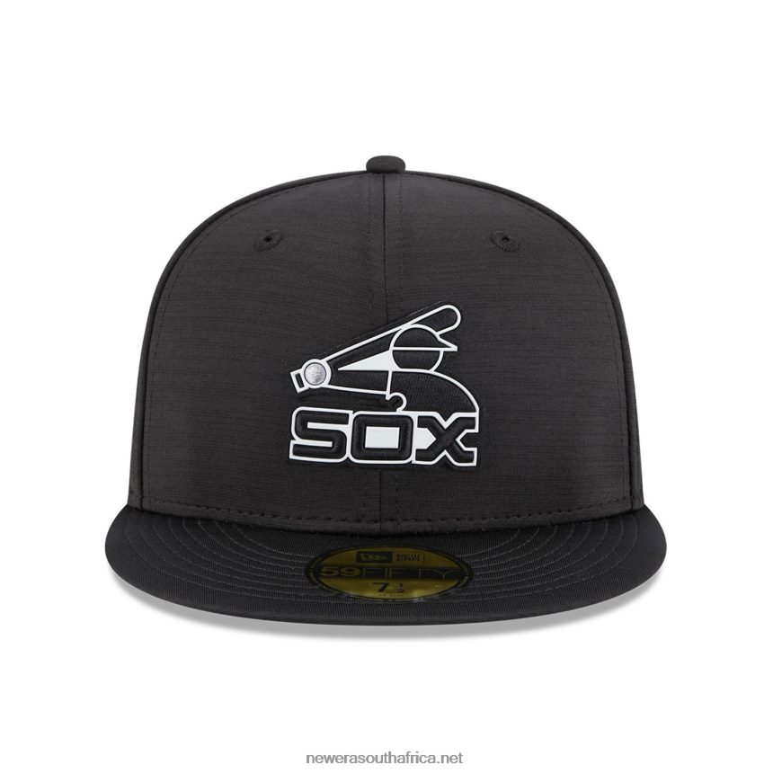 Chicago White Sox MLB Clubhouse Black 59FIFTY Fitted Cap New Era TRBRBN320