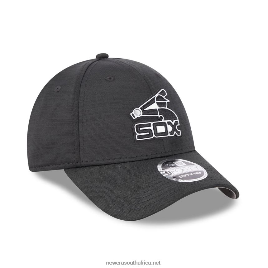 Chicago White Sox MLB Clubhouse Black 9FORTY Adjustable Cap New Era TRBRBN1531