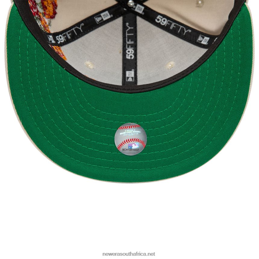 Chicago White Sox MLB Floral Light Beige 59FIFTY Fitted Cap New Era TRBRBN443