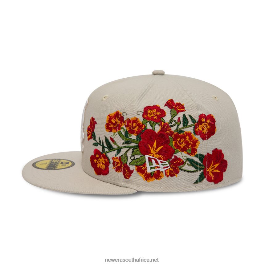 Chicago White Sox MLB Floral Light Beige 59FIFTY Fitted Cap New Era TRBRBN443
