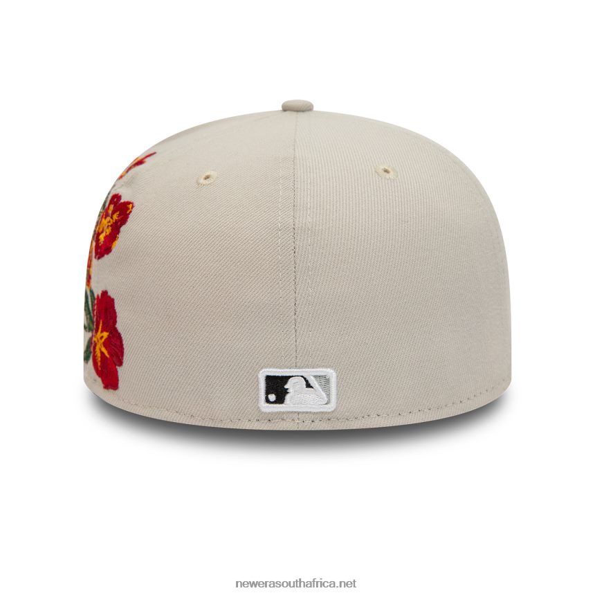 Chicago White Sox MLB Floral Light Beige 59FIFTY Fitted Cap New Era TRBRBN443