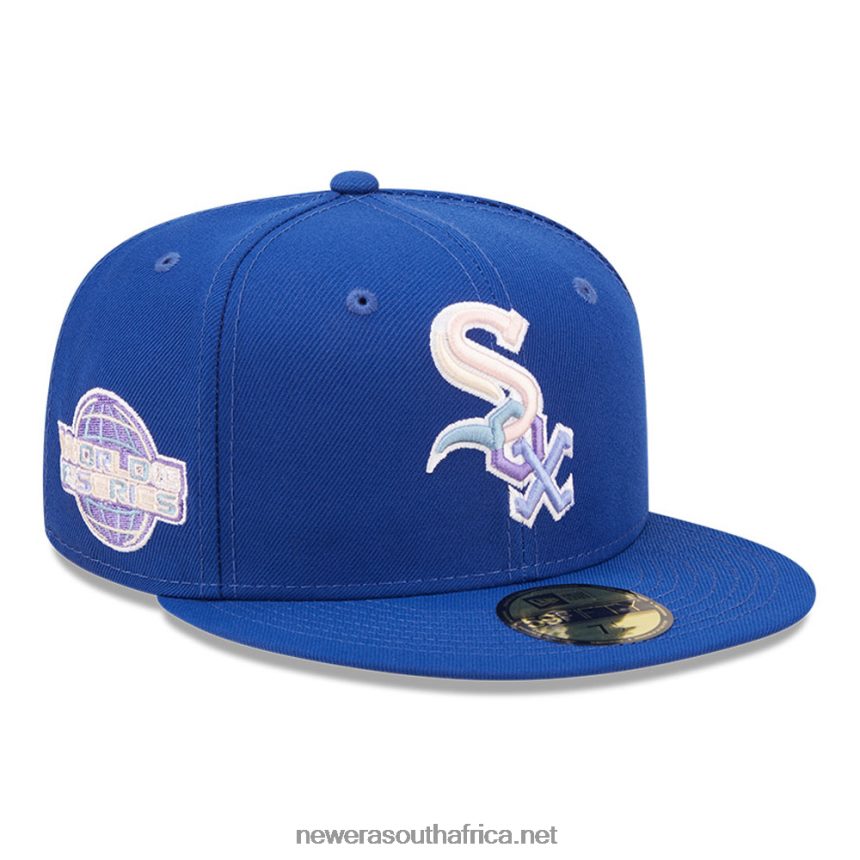 Chicago White Sox MLB Nightbreak Team Blue 59FIFTY Fitted Cap New Era TRBRBN1029