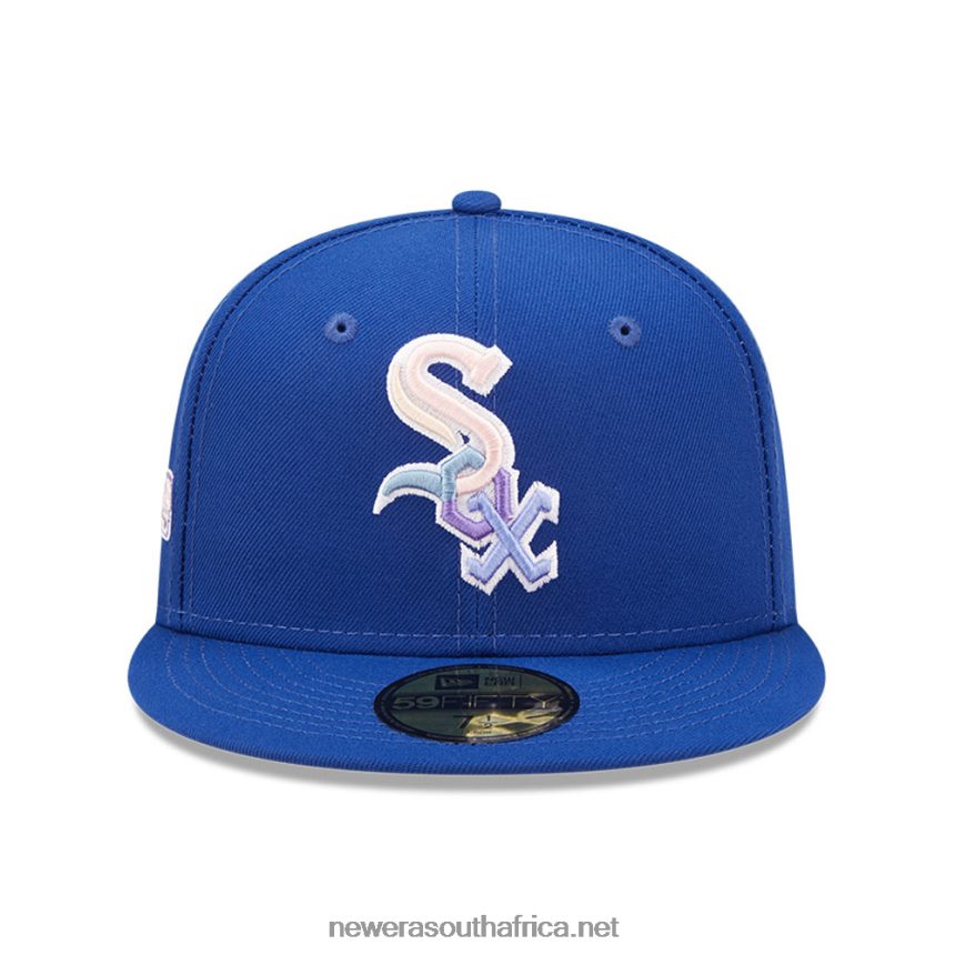 Chicago White Sox MLB Nightbreak Team Blue 59FIFTY Fitted Cap New Era TRBRBN1029