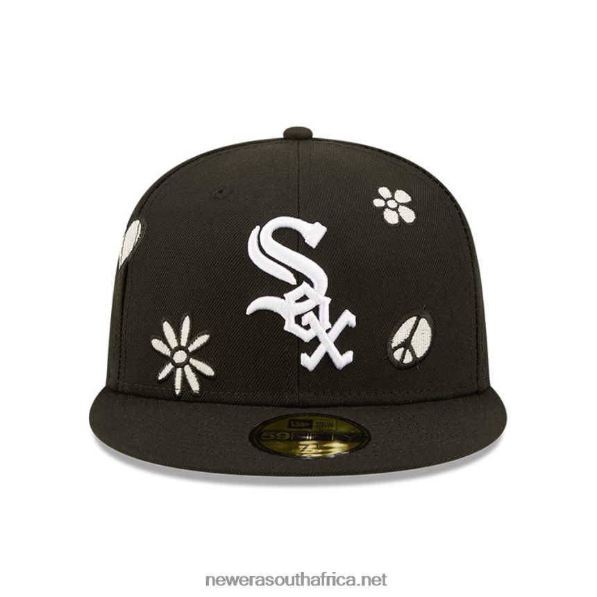 Chicago White Sox MLB Sunlight Pop Black 59FIFTY Cap New Era TRBRBN1204