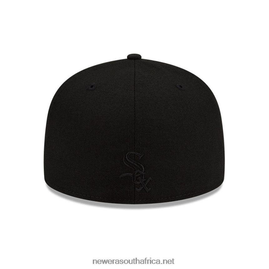 Chicago White Sox MLB Team Fire Black 59FIFTY Cap New Era TRBRBN1406