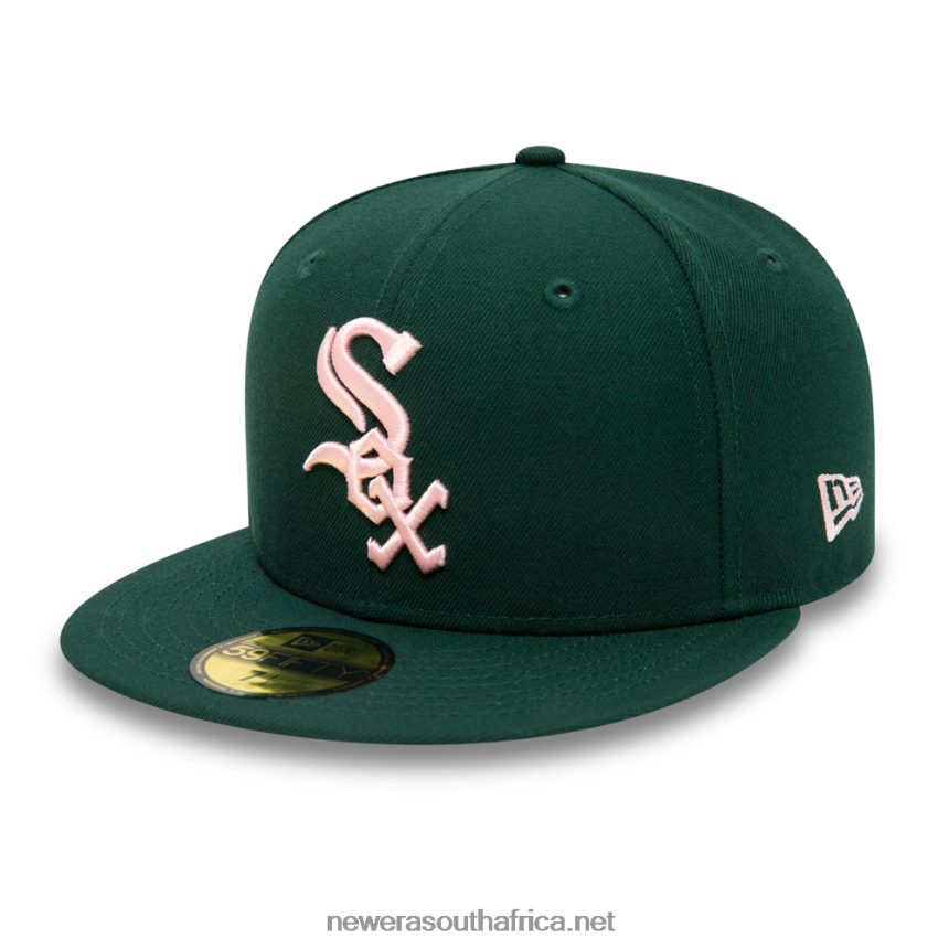 Chicago White Sox MLB World Series Green 59FIFTY Fitted Cap New Era TRBRBN845