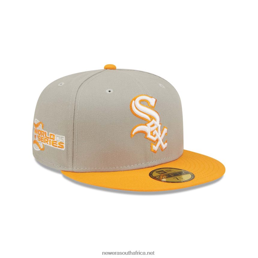 Chicago White Sox Orange Soda Grey 59FIFTY Fitted Cap New Era TRBRBN811