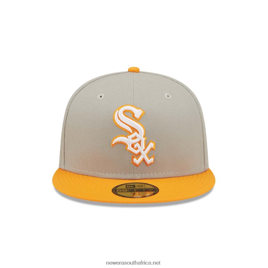 Chicago White Sox Orange Soda Grey 59FIFTY Fitted Cap New Era TRBRBN811