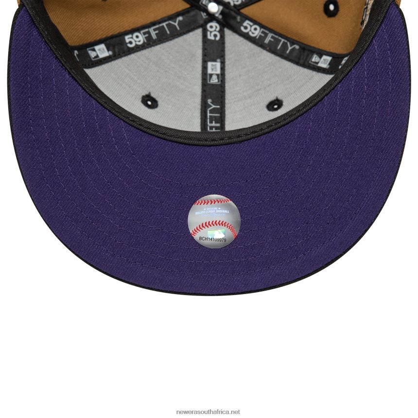 Chicago White Sox Purple Wheat 59FIFTY Fitted Cap New Era TRBRBN140