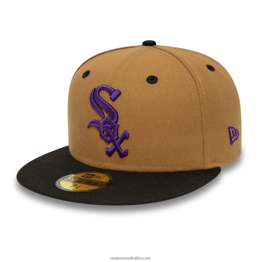 Chicago White Sox Purple Wheat 59FIFTY Fitted Cap New Era TRBRBN140