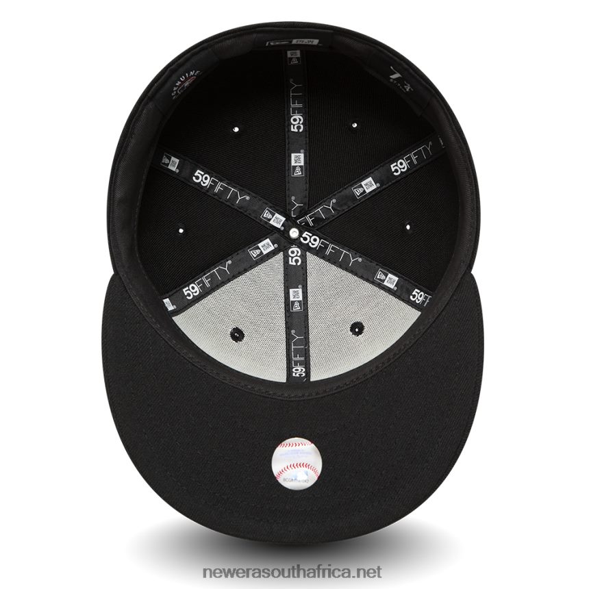 Chicago White Sox Repreve Black 59FIFTY Fitted Cap New Era TRBRBN820