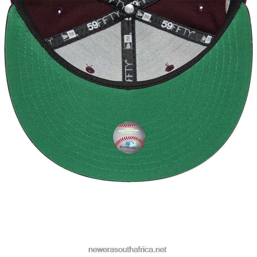Chicago White Sox Side Patch Maroon 59FIFTY Fitted Cap New Era TRBRBN548