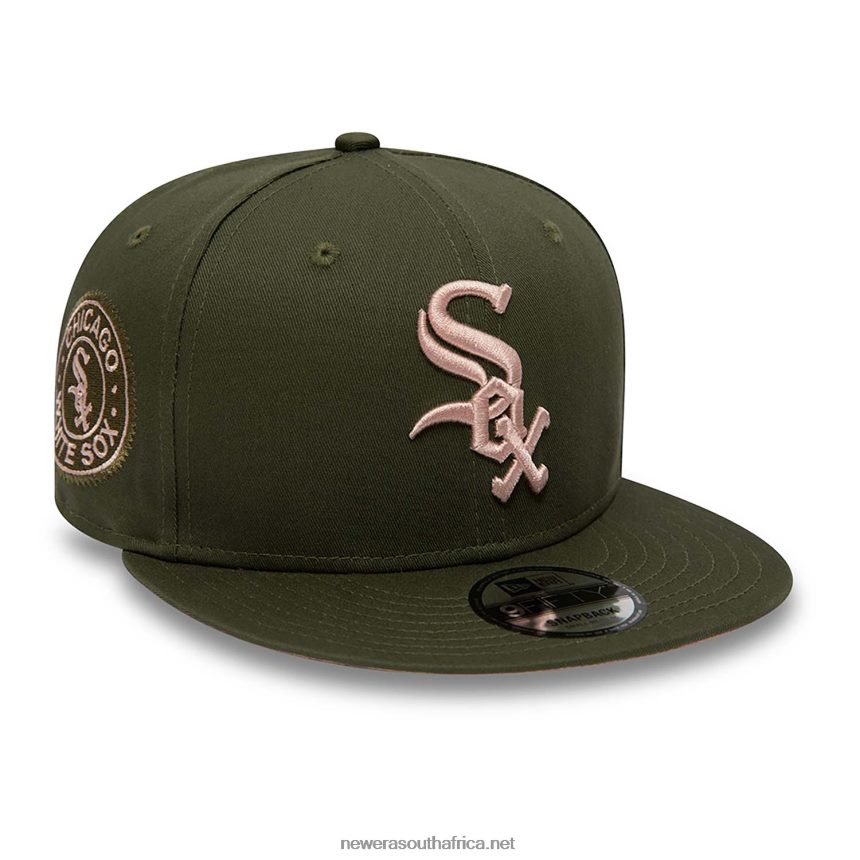 Chicago White Sox Side Patch Medium Green 9FIFTY Snapback Cap New Era TRBRBN2126