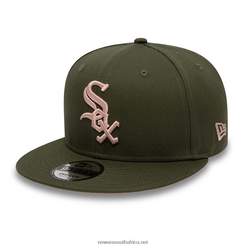 Chicago White Sox Side Patch Medium Green 9FIFTY Snapback Cap New Era TRBRBN2126