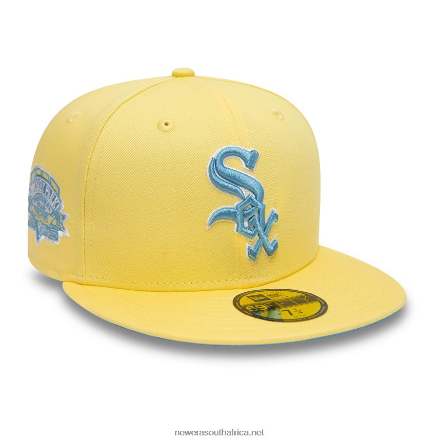 Chicago White Sox Soft Yellow 59FIFTY Fitted Cap New Era TRBRBN977