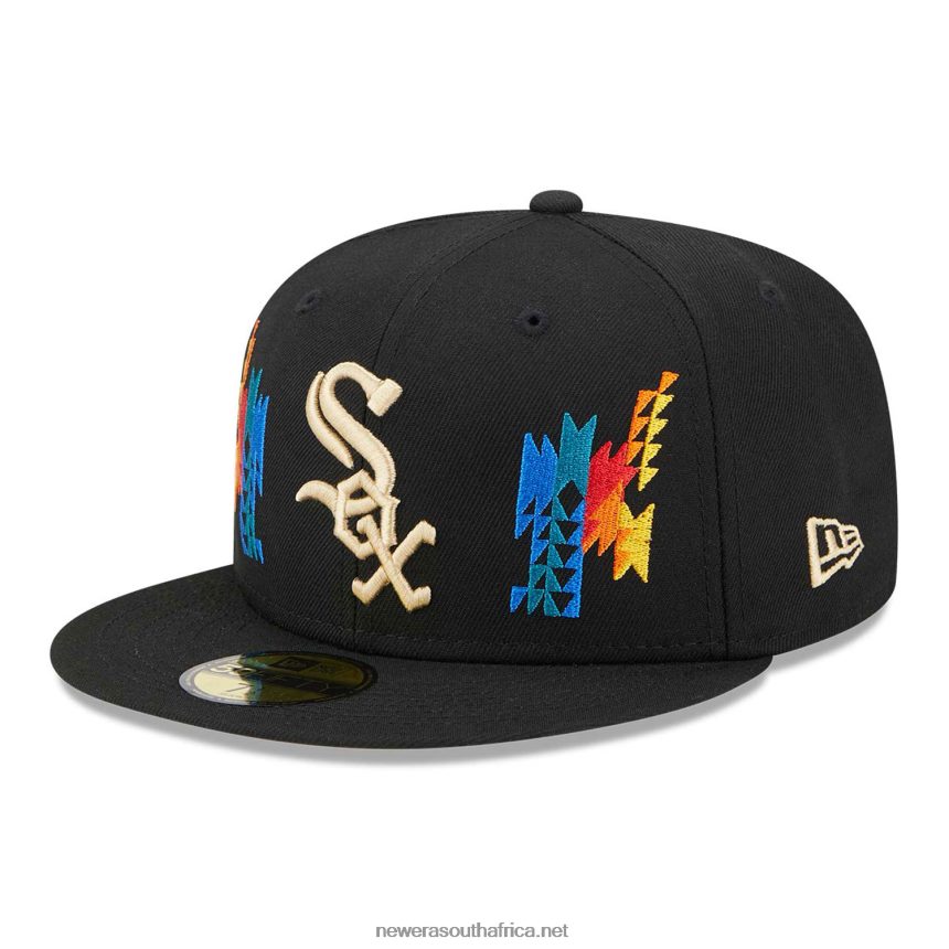 Chicago White Sox Southwestern Black 59FIFTY Fitted Cap New Era TRBRBN821