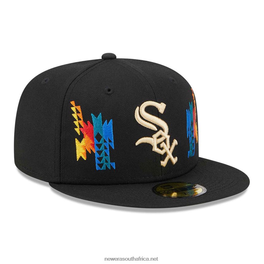 Chicago White Sox Southwestern Black 59FIFTY Fitted Cap New Era TRBRBN821