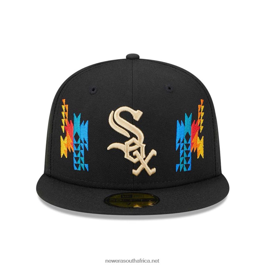 Chicago White Sox Southwestern Black 59FIFTY Fitted Cap New Era TRBRBN821