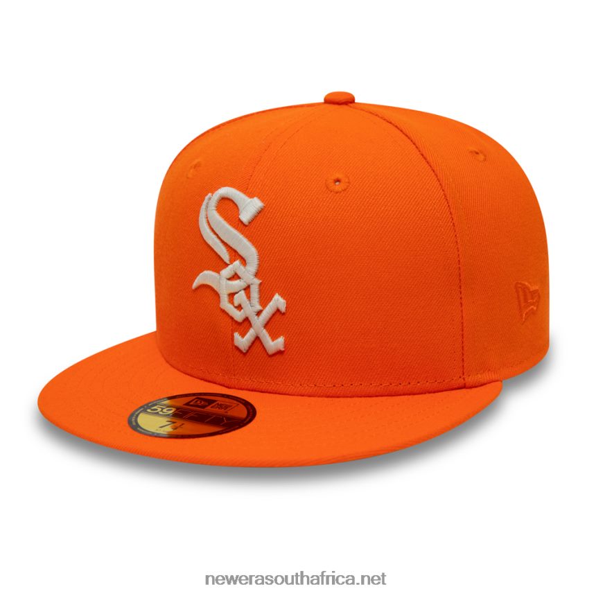 Chicago White Sox Spotlight Orange 59FIFTY Fitted Cap New Era TRBRBN733