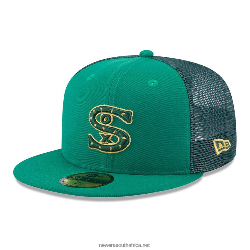 Chicago White Sox St Patricks Day Green 59FIFTY Fitted Cap New Era TRBRBN921