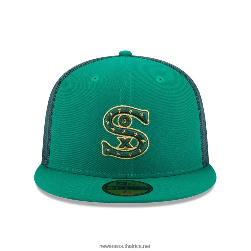 Chicago White Sox St Patricks Day Green 59FIFTY Fitted Cap New Era TRBRBN921
