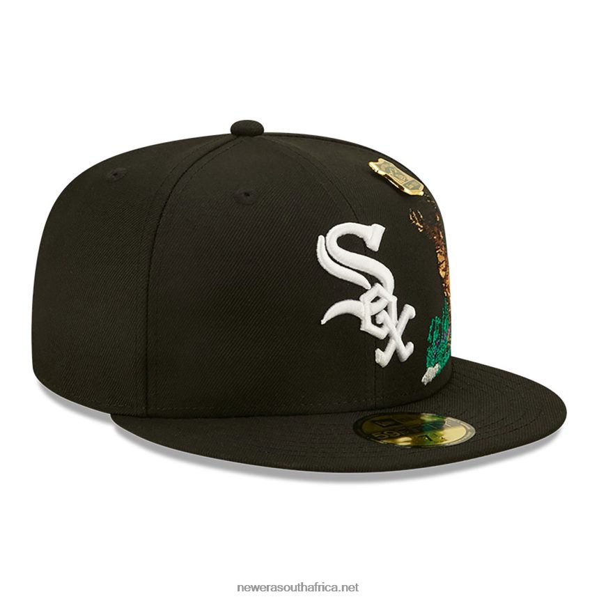 Chicago White Sox State Park Black 59FIFTY Fitted Cap New Era TRBRBN159