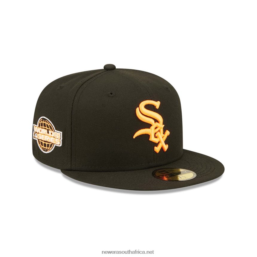 Chicago White Sox Summer Pop Black 59FIFTY Fitted Cap New Era TRBRBN1317
