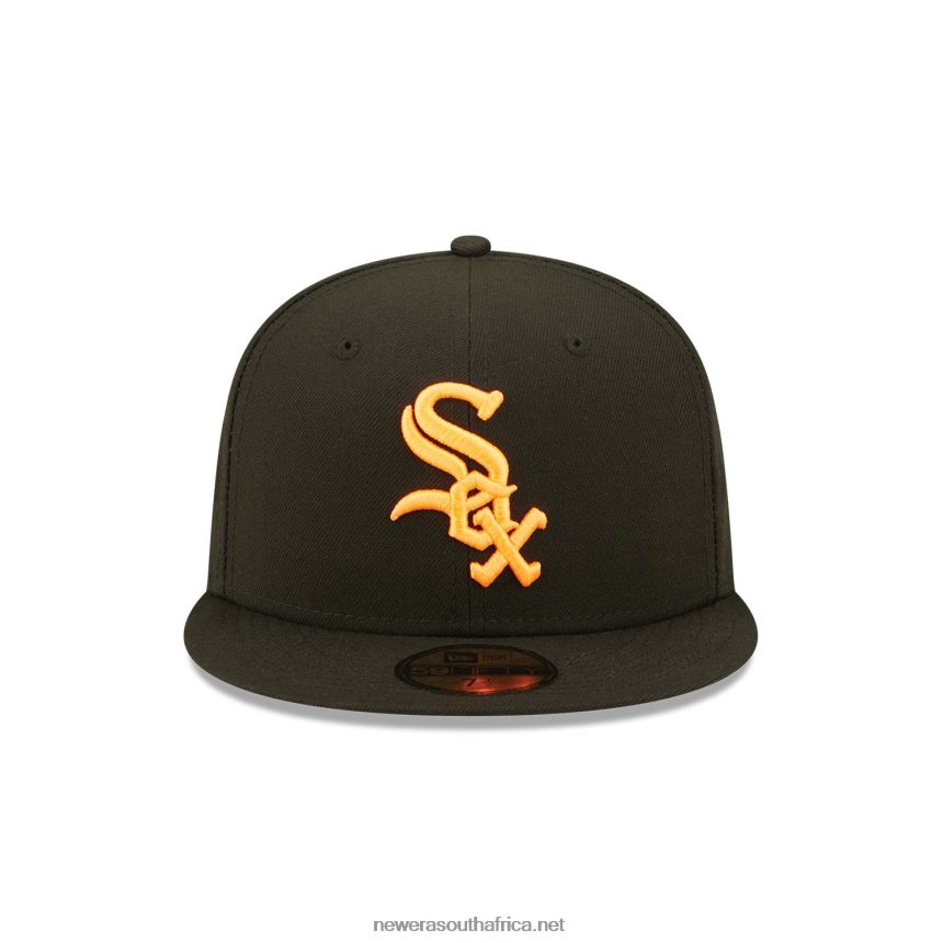 Chicago White Sox Summer Pop Black 59FIFTY Fitted Cap New Era TRBRBN1317