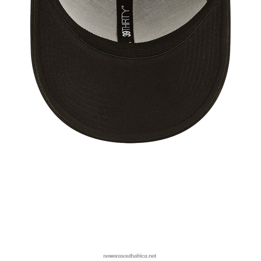 Chicago White Sox Team Outline Black 39THIRTY Stretch Fit Cap New Era TRBRBN2203