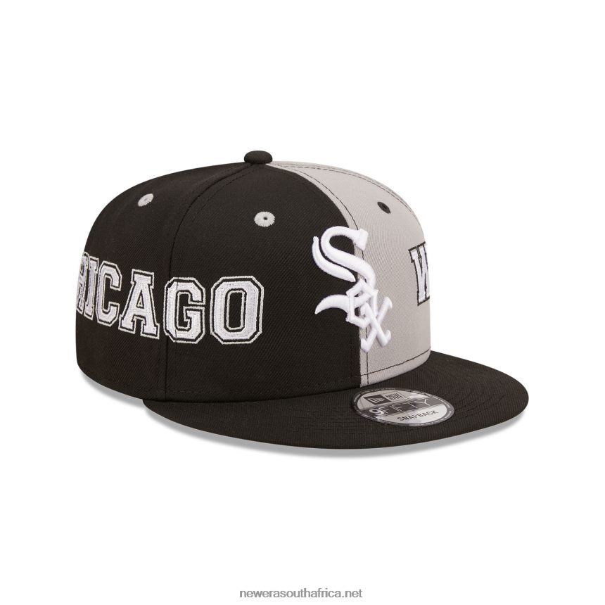 Chicago White Sox Teamsplit Black 9FIFTY Snapback Cap New Era TRBRBN1830