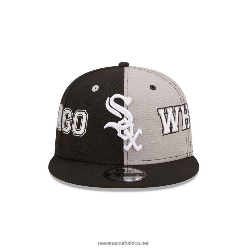 Chicago White Sox Teamsplit Black 9FIFTY Snapback Cap New Era TRBRBN1830