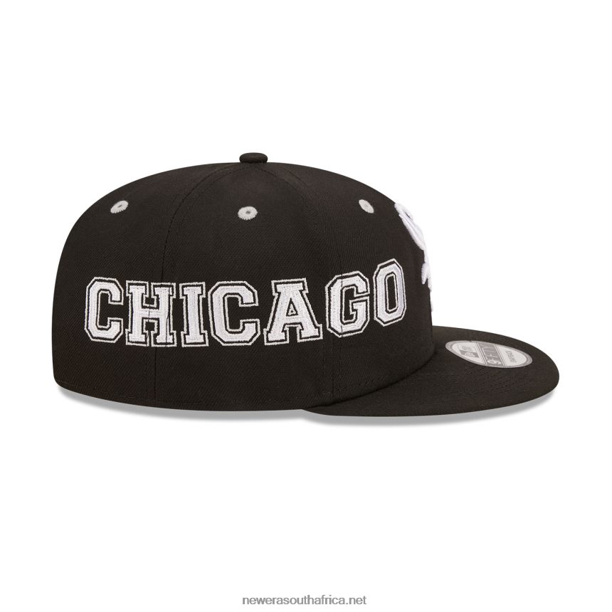 Chicago White Sox Teamsplit Black 9FIFTY Snapback Cap New Era TRBRBN1830