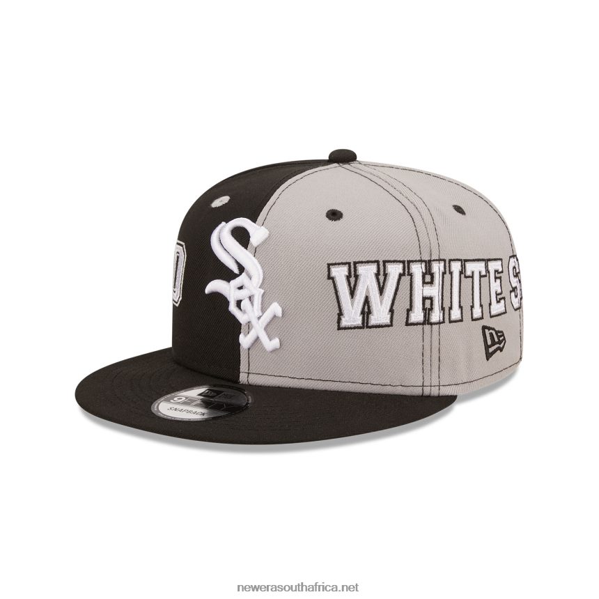 Chicago White Sox Teamsplit Black 9FIFTY Snapback Cap New Era TRBRBN1830