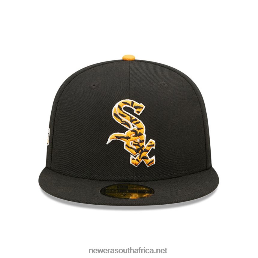 Chicago White Sox Tiger Fill Black 59FIFTY Fitted Cap New Era TRBRBN851