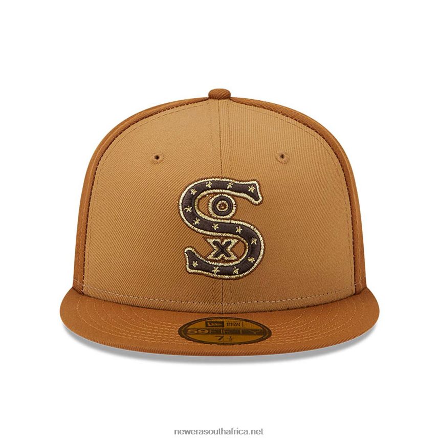Chicago White Sox Tri Tone Brown 59FIFTY Fitted Cap New Era TRBRBN1282