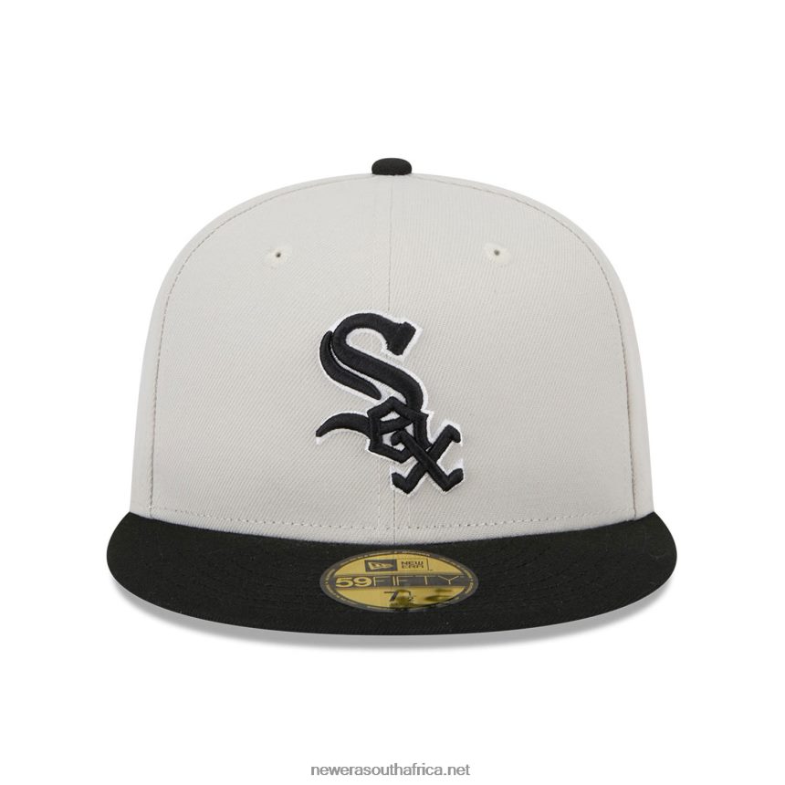 Chicago White Sox Varsity Letter Stone 59FIFTY Fitted Cap New Era TRBRBN622