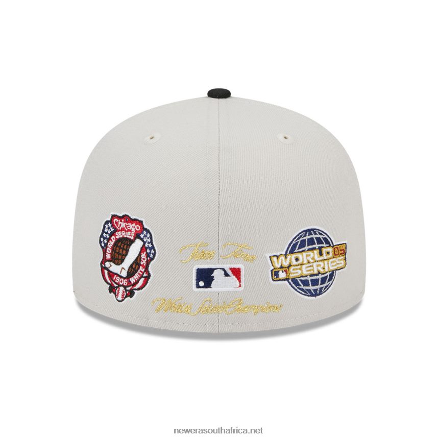 Chicago White Sox Varsity Letter Stone 59FIFTY Fitted Cap New Era TRBRBN622