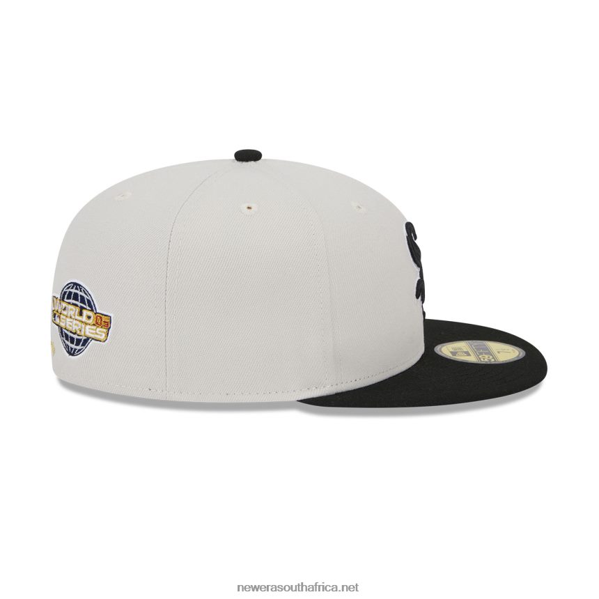 Chicago White Sox Varsity Letter Stone 59FIFTY Fitted Cap New Era TRBRBN622